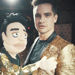 Panic! At the disco, with puppet