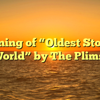 Meaning of “Oldest Story in the World” by The Plimsouls